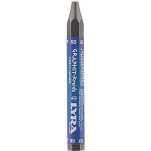 LYRA Graphite Crayons, Assorted Degrees, Water-Soluble, Set van 24 Crayons, Zwart (5633240)