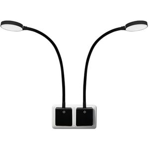 ENUOTEK Dimbare LED Nachtlampjes Leeslampjes Bed met Stekker in Stopcontact met Touch Schakelaar 4W 350Lm Neutraal Wit 4000K Helderheid Dimbaar 2 Pack