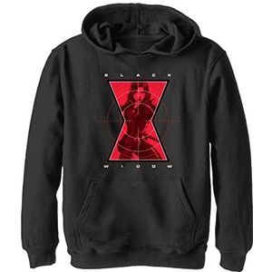 Marvel Widow Target Hoodie voor kinderen, uniseks, zwart, M