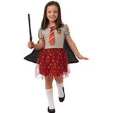 RUBIES - Officiële Harry Potter - Gryffindor tutu-jurk - kostuum voor kinderen en meisjes - eenheidsmaat - 6-9 jaar - kostuum jurk met korte mouwen, stropdas - voor Halloween, carnaval - cadeau-idee