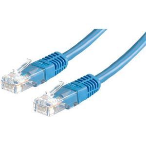 VALUE Patchkabel Cat.6 UTP (Class E), blauw, 1 m
