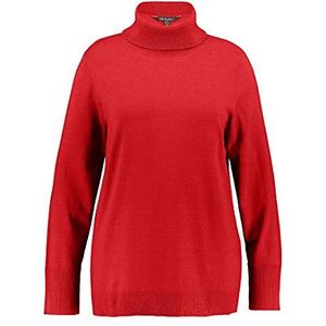 Ulla Popken Dames rolkraagpullover in grote maten