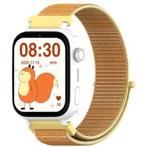 DCU TECNOLOGIC Smartwatch voor kinderen met Android-systeem, WhatsApp, GPS-positionering, videogesprekken, SOS-knop, kinderbeveiliging, kleur: oranje