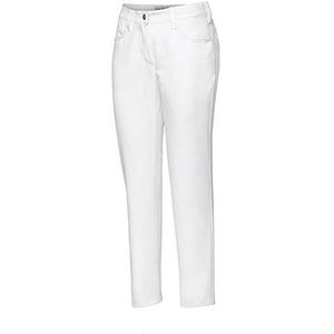 BP 1757-311-0021-34/32 stretchstof 7/8 slim fit jeans voor vrouwen, 65% katoen/30% polyester/5% elastaan, wit, 34/32 maat