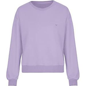 Trigema Dames 571501 sweatshirt, lila, XL, paars, XL