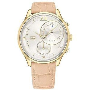 Tommy Hilfiger Dames analoog quartz horloge met lederen band 1782129