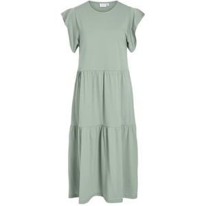 Visummer S/S Midi Dress - Noos, Silt Green., M