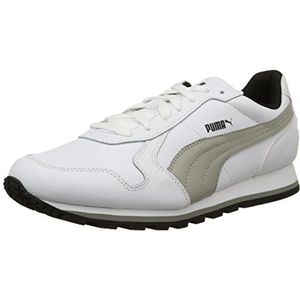 PUMA St Runner Full L, sneakers, laag, uniseks, Bianco Limestone Grijs, 45 EU
