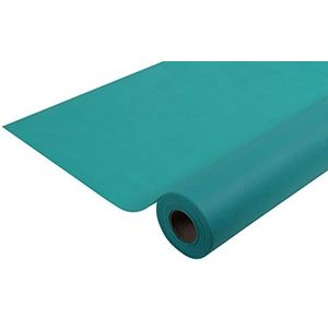 Pro tafelkleed - Ref. R782055I - wegwerptafelkleed uit Spunbond - rol met 20 m lengte x 1,20 m breedte - kleur eendenei blauw - materiaal scheurvast, waterafstotend en afwasbaar