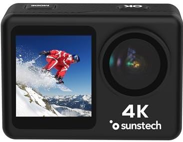 Sunstech - Adventure4K - Sportcamera - Ultralicht - Waterdicht - Geïntegreerde Wifi en Micro