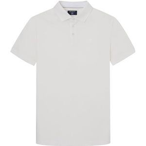 Hackett London Heren Ultra Lw Chino Shrt Polo, Wit (Canvas Wit), L, Wit (Canvas Wit), L