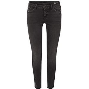 edc by ESPRIT Dames 992CC1B321 Jeans, 911/BLACK Dark Wash, 28/32