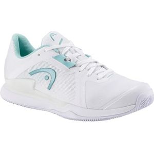 HEAD - Sprint Evo Clay - Tennisschoen - Wit Turquoise - Ademend Bovenwerk
