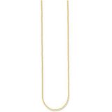 Thomas Sabo Damesketting zonder hanger 925 zilver deels verguld 50 cm - KE1106-413-12-L50v, 45-50 cm, Sterling zilver, Geen edelsteen