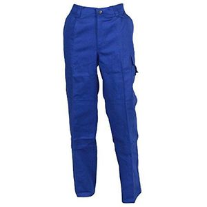 BP 1486-060-13-50 Werkbroek, met elastisch rugdeel, 300,00 g/m² puur katoen, koningsblauw, 50