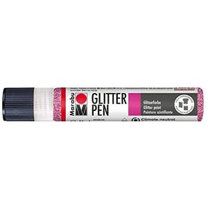 Marabu Glitterverf, glitterroze, 25 ml