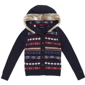 Tommy Hilfiger Dames Pullover, PERRY FAIRISLE HOODIE/1M87619821