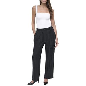 DKNY, Dames HI RI Flare Trouser, Cupro Stripe, XL, Cupro Stripe, XL