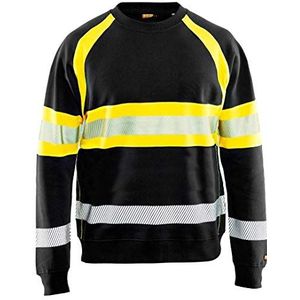 Blakläder 335911589933XL High Visibility Sweatshirt maat XL in zwart/geel, X-Large