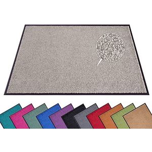 Hanse Home Deurmat (S-XXL) 60 x 90 cm, 12 kleuren, voetmat, outdoor, vuilvangmat, deurmat, wasbaar en weerbestendig, antislip, voor entree en buiten, taupe