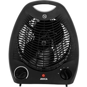 Jocca Elektrische verwarming 2000 W, verwarmingsfunctie en ventilator, 2 snelheden voor warmtefunctie, draaggreep