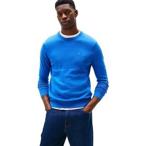 Tommy Hilfiger Heren Essential SSNL katoen ronde hals MW0MW39999 pullover trui, blauw, M, Blauw (Blauwe Baan), M
