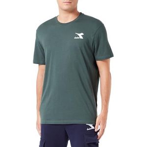 Diadora SS Core T-shirt voor heren, Green Pine Eedle, S