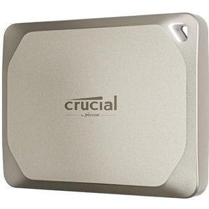 Crucial X9 Pro voor Mac 4TB Draagbare External SSD - Tot 1050 MB/s lezen en schrijven, Mac-ready, IP55 Water- en stofbestendig, Externe Solid State Drive, USB-C 3.2 - CT4000X9PROMACSSD9B02