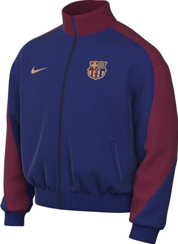 Nike - FC Barcelona Academy Jack - Dri-FIT - Blauw - 100% Polyester