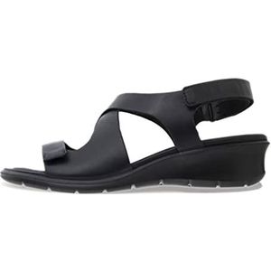 ECCO Felicia Heeled San Sandalen voor dames, zwart, 39 EU