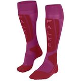 FALKE Dames SkiSokken SK5 Expert W KH Wol Functioneel Material Warm dun 1 Paar, Paars (Lipstick Pink 8528), 37-38