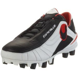Uhlsport Torklauw MD 100820101, uniseks - sportschoenen voor volwassenen - voetbal, Zwart Black Red01, 42.5 EU