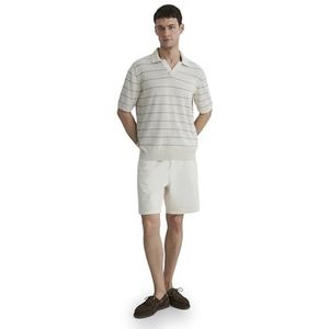 Mavi Heren tricot poloshirt poloshirt, antiek wit, S, antiek wit., S