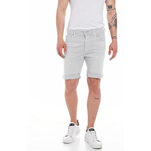 REPLAY Denim shorts voor heren, 802 krijt grijs, 27W