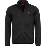 HÖHENHORN Tacul fleecejack voor heren, met doorlopende ritssluiting, Donkergrijs, S