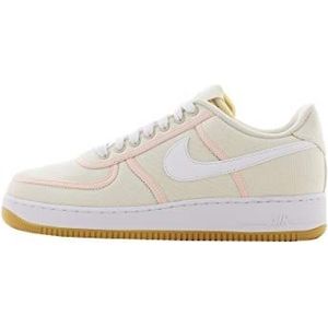 NIKE Heren Air Force 1 '07 PRM Basketbalschoenen, Multicolour Licht Crème Wit Crimson Tint 000, 41 EU