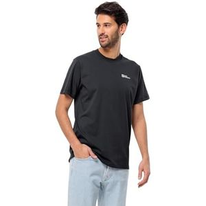 Jack Wolfskin Essential T M T-shirt, zwart, L heren, Zwart, L