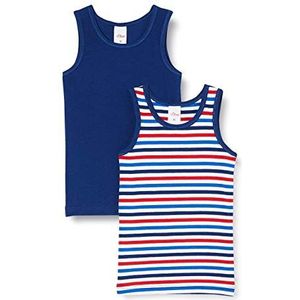 s.Oliver Onderhemd voor jongens in dubbelverpakking, blauw (Royal Blue 5809), 92 cm