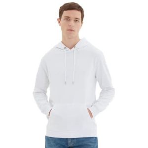 Trendyol Herencapuchon effen Regular sweatshirt, wit, L, Kleur: wit, L
