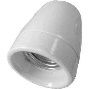 Keramische Lamphouder - Wit - Vintage - E27