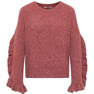 OCY Gebreide damestrui, rood, XL/XXL