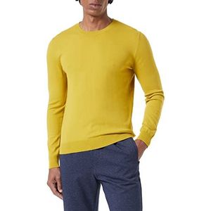 Sisley Mens L/S 10F2S1C78 Sweater, Gold Geel 32W, XL