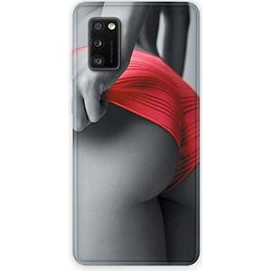 Beschermhoes voor Samsung Galaxy A41, motief Sexy Tanga, rood