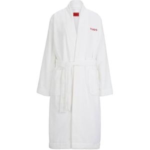 BOSS Dames Terry Dressing Gown, White100, M