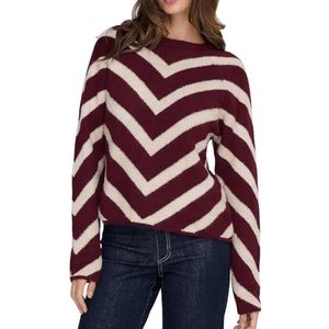 Only - Onleliza - Gebreide Trui - Zinfadel / Whitecap Grey - Lange Mouwen