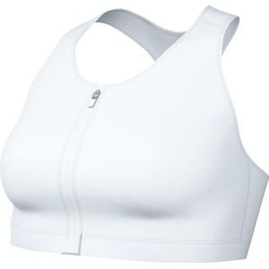 Nike W Nk DF Swsh Zip Front Bra Sportbeha Dames