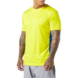 Uhlsport Essential tricot voor kinderen, trainingsshirt, limoengeel/azuurblauw, 116