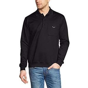 Trigema heren sweatshirt poloshirt 674602