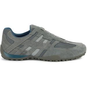 Geox Uomo Snake B Sneakers voor heren, DK Stone/Grey, 43 EU, donkergrijs (dark stone grey), 43 EU