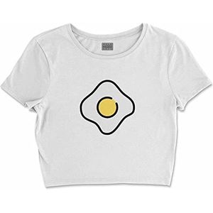 Bona Basics, Digitaal bedrukt, basic T-shirt voor dames,%100 katoen, wit, casual, damestops, maat: XL, Wit, XL
